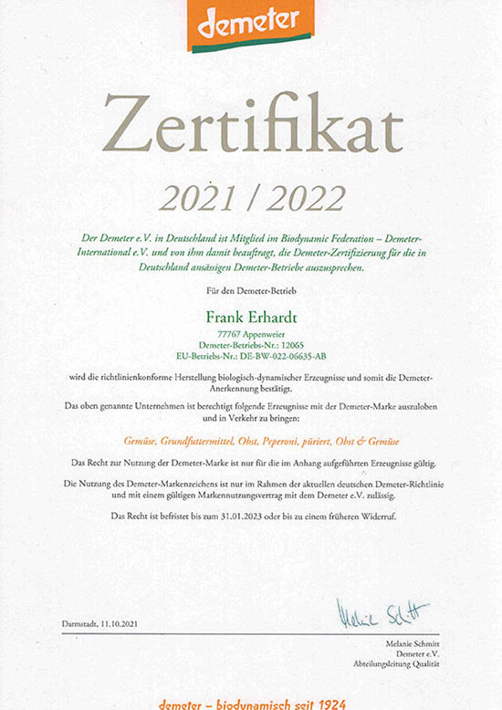02 Demeter Zertifikat 2021 Erhardt LW 550x784