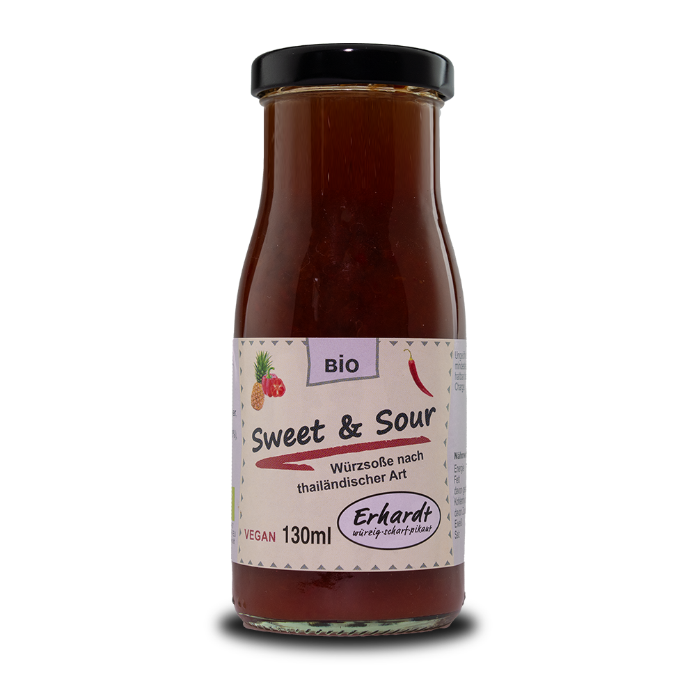 Erhardt Bio Sweet & Sour Sauce 130ml Flasche