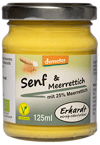 Erhardt Naturkost - Demeter Senf + Merrrettich